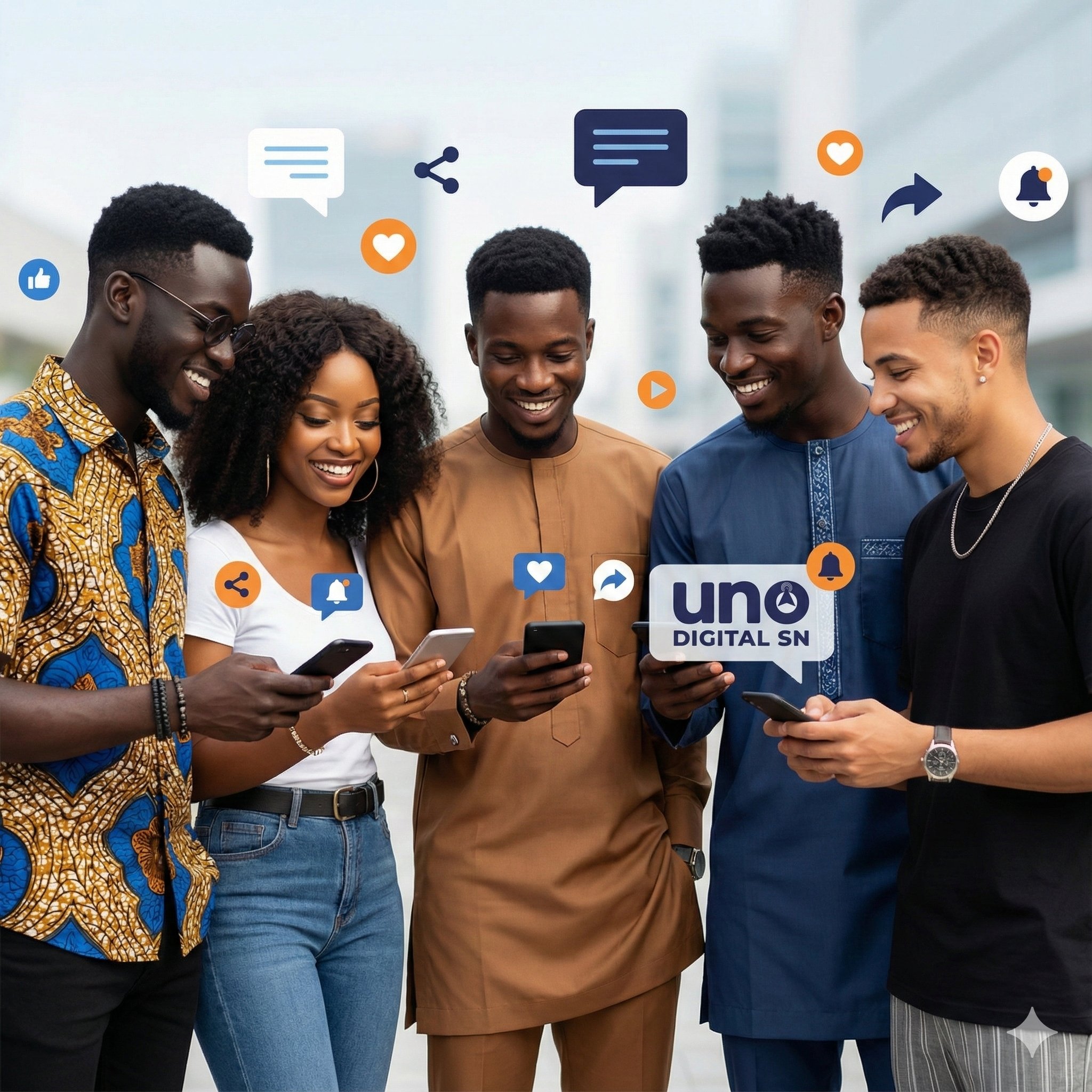 Gestion des Réseaux Sociaux UNO DIGITAL SN